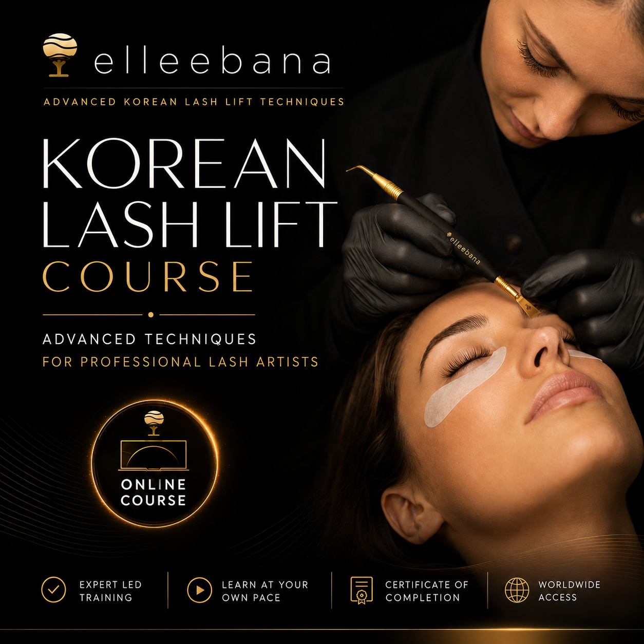 Elleebana Korean Lash Lift Technique Online Course Questions & Answers